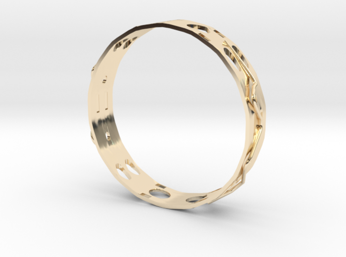 Gold Ring 3d printed