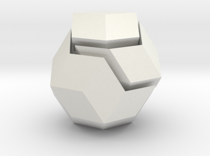 rhombic triacontrahedron, icosahedron, dodecahedro 3d printed