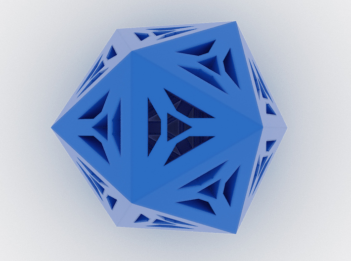 Decorative Icosahedron 3d printed 