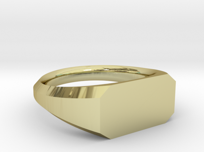 UNISEX Pinky Ring Multiple Sizes 3d printed