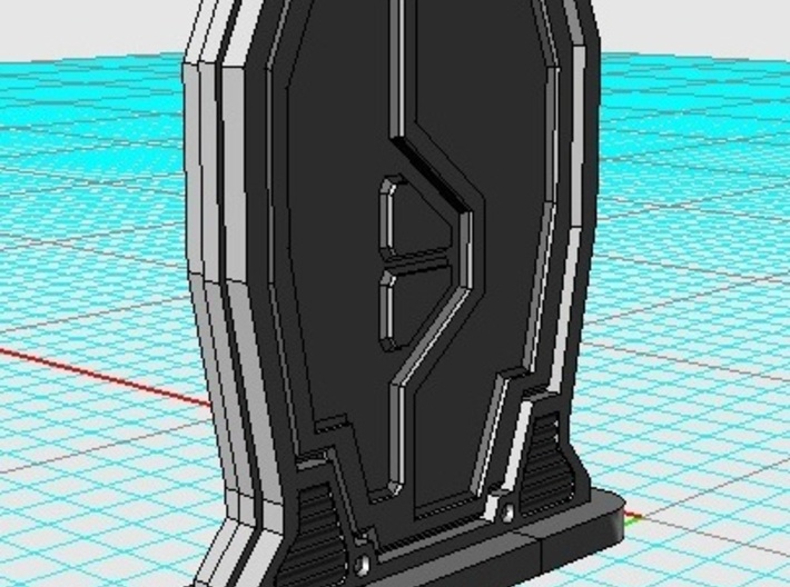 Rebel Freestanding Sci-FI Door 3d printed A 15mm Scale Freestanding Sci-Fi Door, suitable as terrain for scenarios and tabletop adventures.