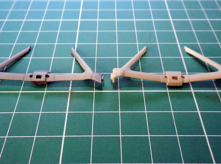 1/20 SF71H extra conversion parts: bargeboards and 3d printed 