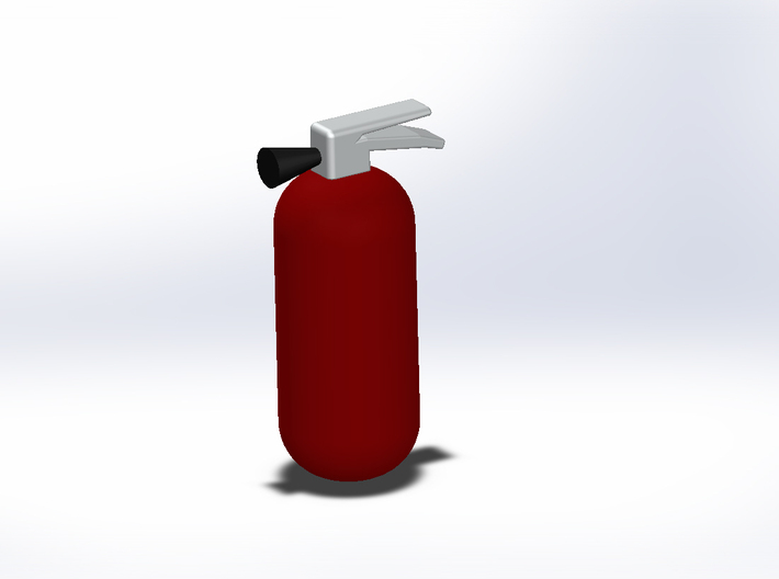 1:10th scale fire extinguisher 3d printed 