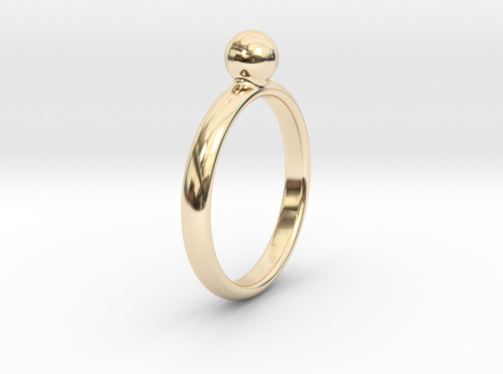 ring pearl all sizes 3d printed