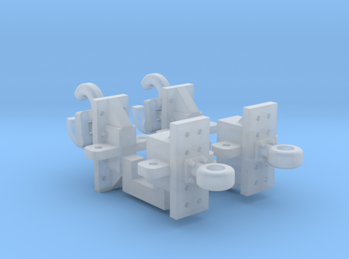 Pintle Hitch V2 &amp; Trailer Hitch 2 Pack 1-50 Scale 3d printed