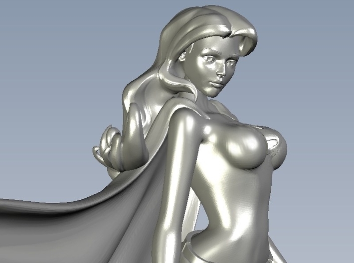 1/72 scale Supergirl superheroine figure 3d printed 