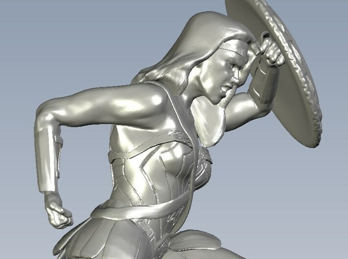 1/72 scale Wonder Woman superheroine figure 3d printed 