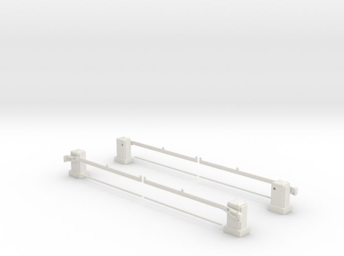 SPX UK level crossing full barrier kit 00,H0 3d printed