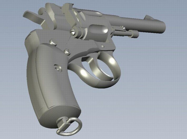 1/3 scale Nagant M1895 revolver x 1 3d printed 
