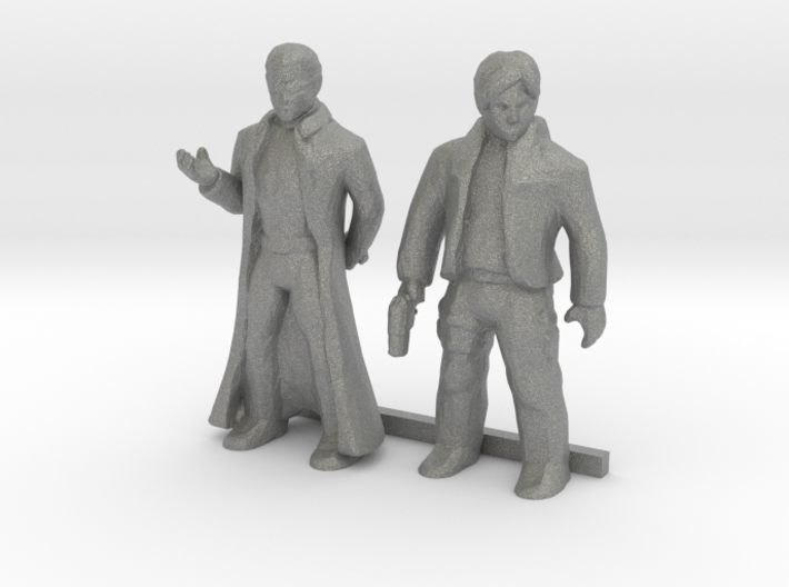 S Scale Male Robbers 3d printed This is render not a picture