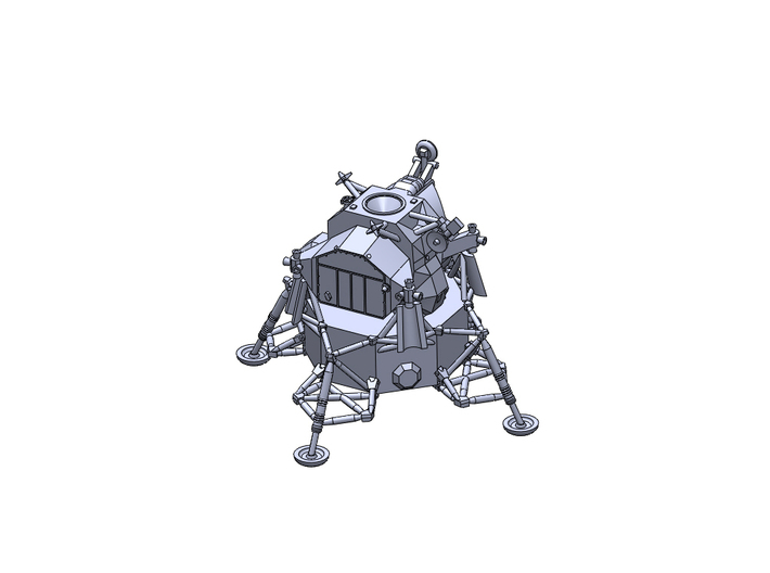 Lunar Lander Module  rev 1 3d printed 