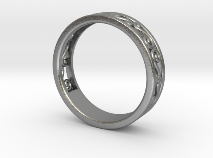 Eternity Celtic Fashion Sterling Silver/Gold Lover 3d printed