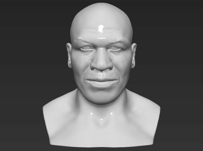 Mike Tyson bust 3d printed