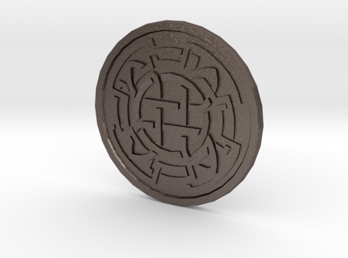 Coin - Celtic Knot Design 3d printed 