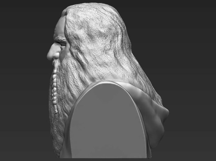 Gimli bust the Lord of the Rings 3d printed 