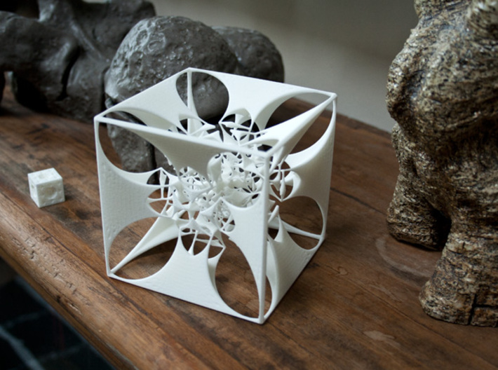 the Divine Sailor (imploding to infinitesimality) 3d printed Together with my ceramic sculptures