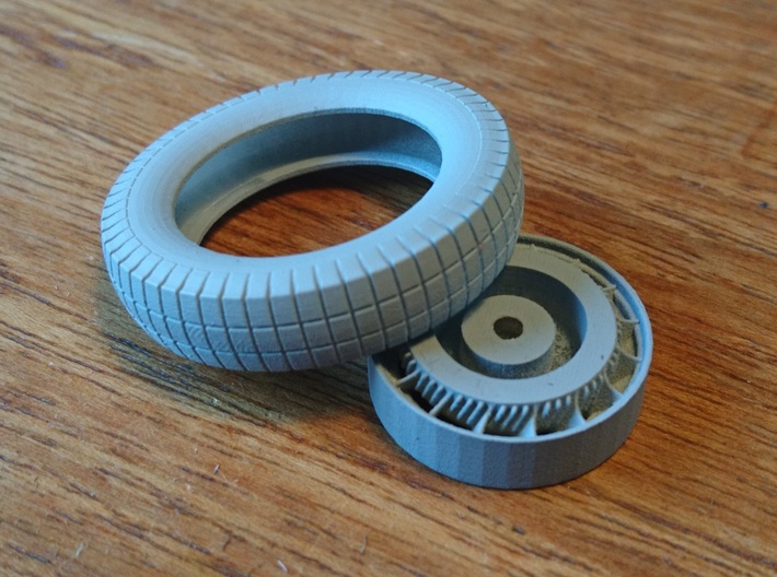 T50 T46 Tires 3d printed Wheels available separately.