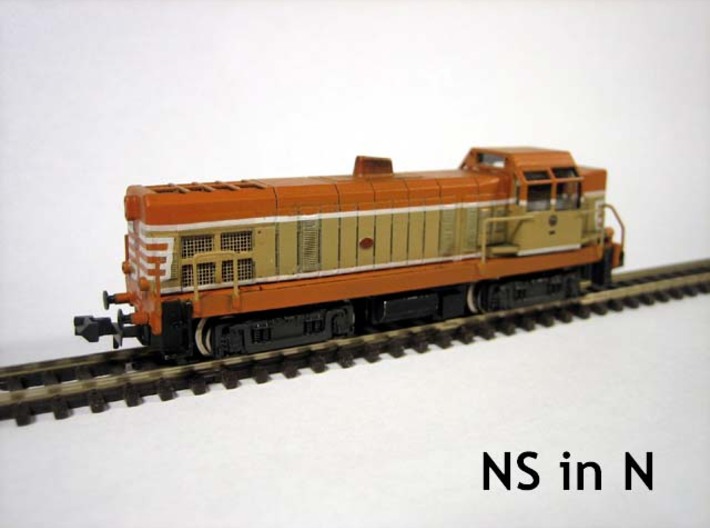 N NS 2900 diesellocomotief - Staatsmijnen 3d printed De SM153 uitvoering