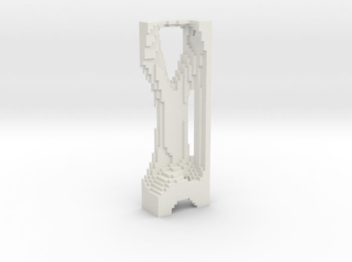 M069_Pixle Tower 3d printed 