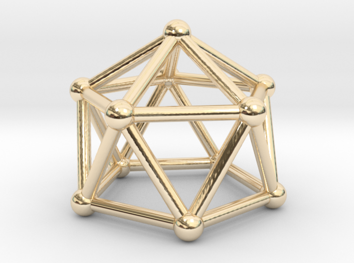 0750 J11 Gyroelongated Pentagonal Pyramid #2 3d printed