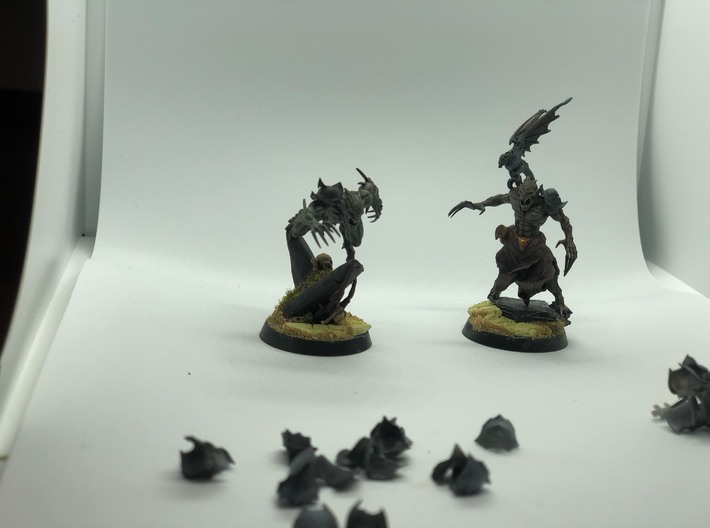 40x Ghoul King Pauldrons, Flesh Eater Knight Elbow 3d printed 
