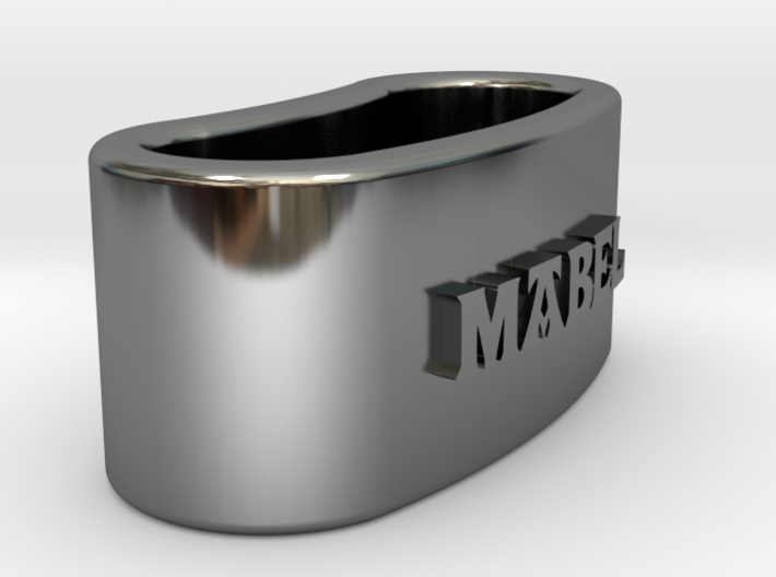 MABEL napkin ring with lauburu 3d printed