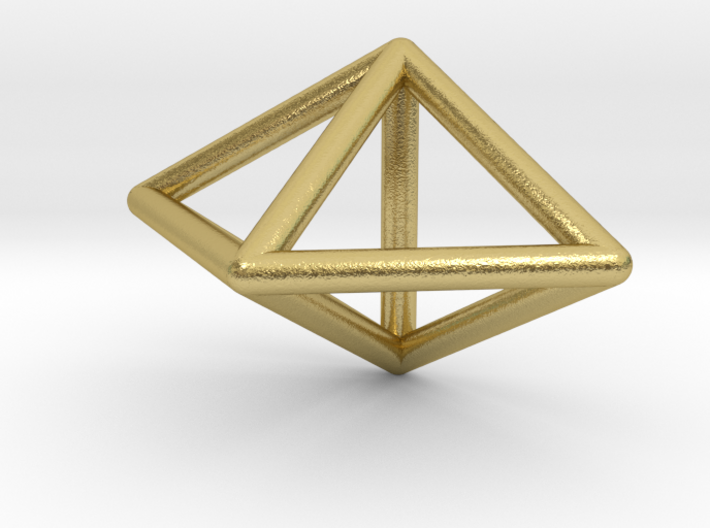 0752 J12 Triangular Bipyramid E (a=1cm) #1 3d printed