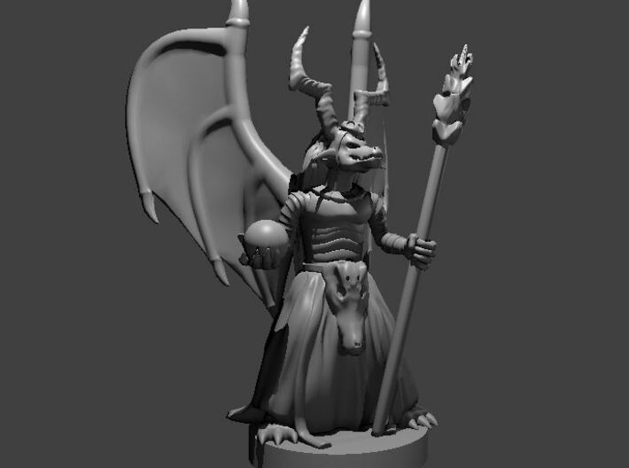 Kobold Chief with Wings 3d printed