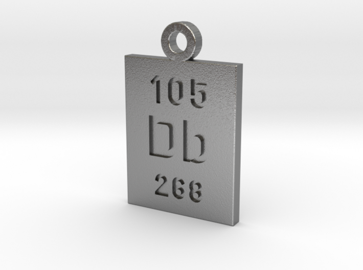 Db Periodic Pendant 3d printed