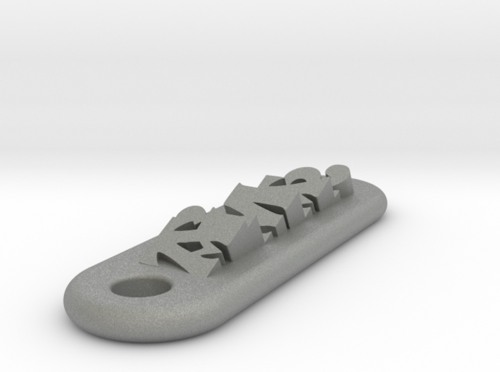 AIMAR Personalized keychain embossed letters 3d printed
