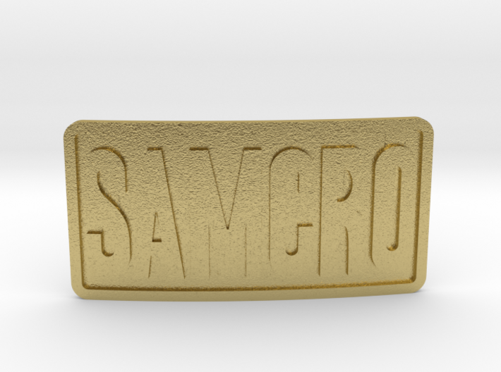 Samcro Belt Buckle 3d printed