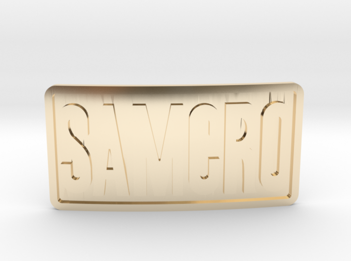 Samcro Belt Buckle 3d printed