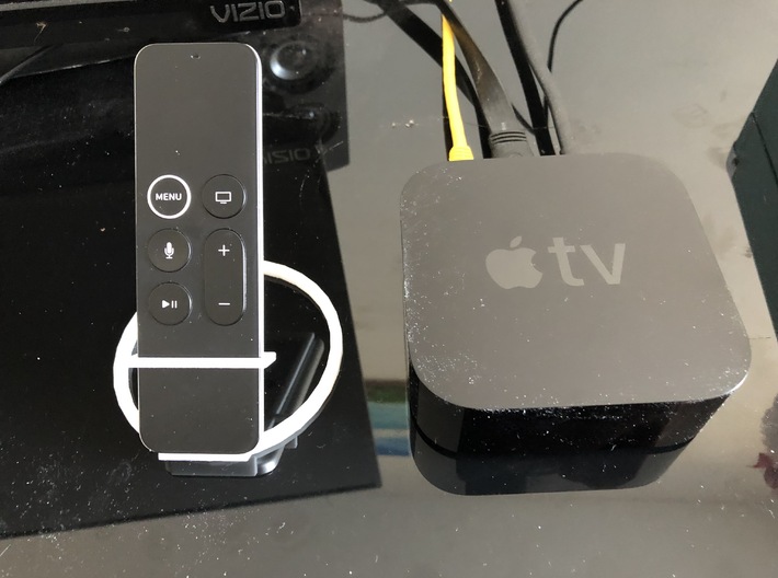 Remote Holder for Apple TV 4K 3d printed 