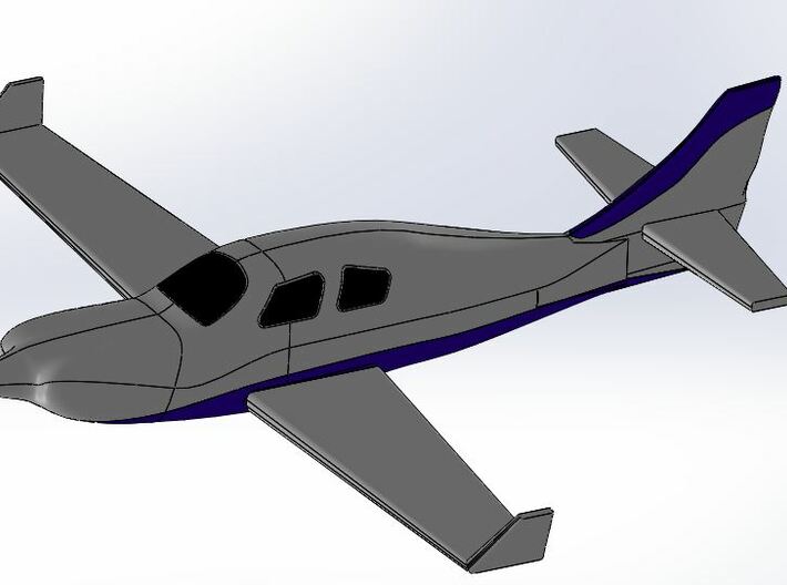 Lancair IV wing RH 3d printed 
