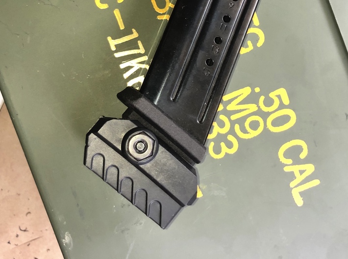 Ruger Security 9 Base Pad with Rail 3d printed 