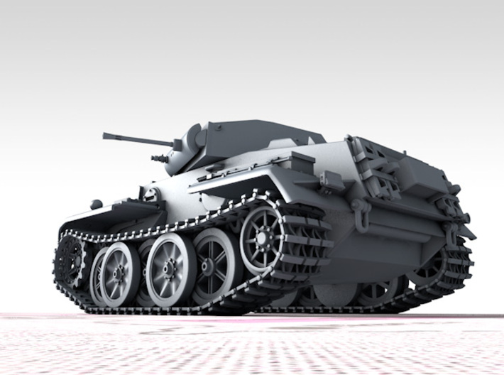 1/160 (N) German Pz. Kpfw II Ausf J Recon. Tank 3d printed 3d render showing product detail
