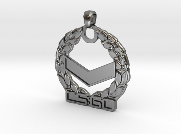 CS:GO - Silver 1 Pendant 3d printed 