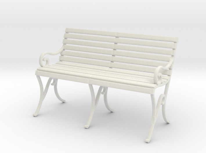 Period Park Bench 3d printed