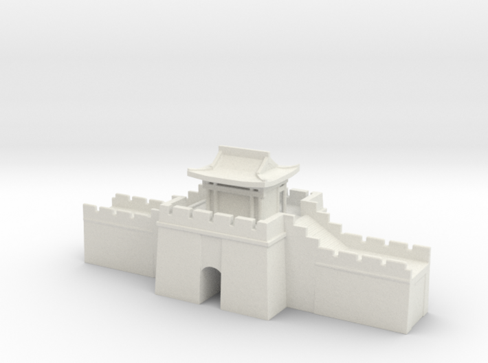 the grat wall of china 6mm 1/285 gate pass roof 3d printed