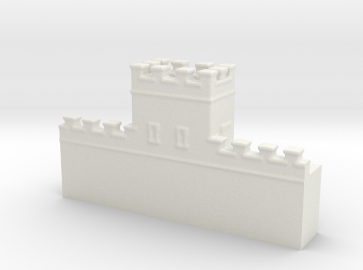 Hadrian's  wall 1/600 turret thin  3d printed 