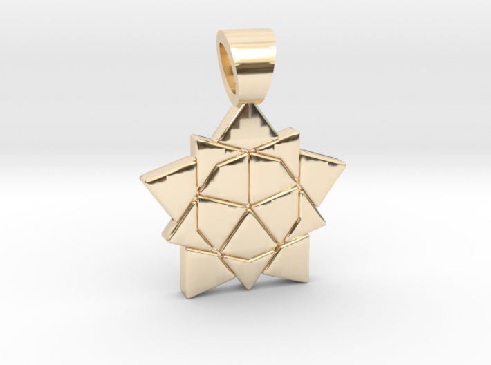 Golden ratio tiling - Star [pendant] 3d printed