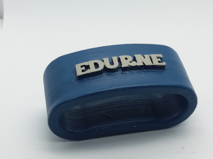 EDURNE 3D Napkin Ring with lauburu 3d printed 