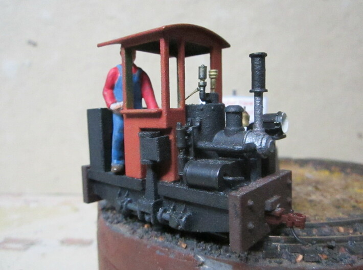On18 Bachmann Shay Kit 3d printed Bachmann Shay on the Folger Lumber layout.
