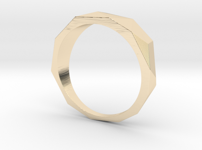 Low Poly Ring 3d printed