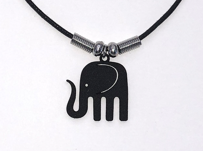 Elegant Elephant Pendant 3d printed