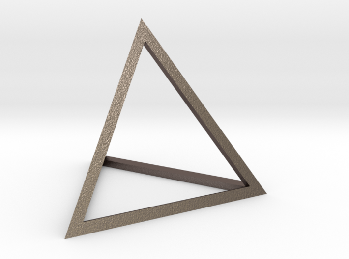 Tetrahedron 1.75" 3d printed 