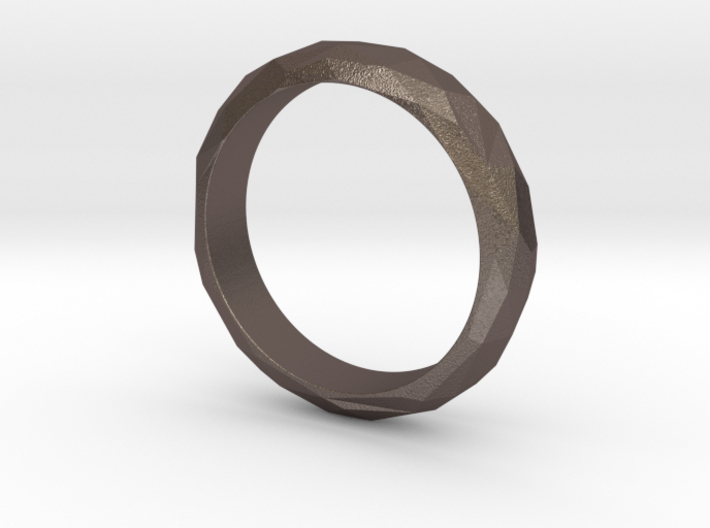 Low Poly Ring Narrow 3d printed