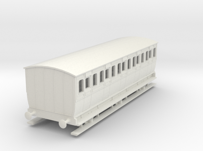 0-76-mgwr-6w-3rd-class-coach 3d printed