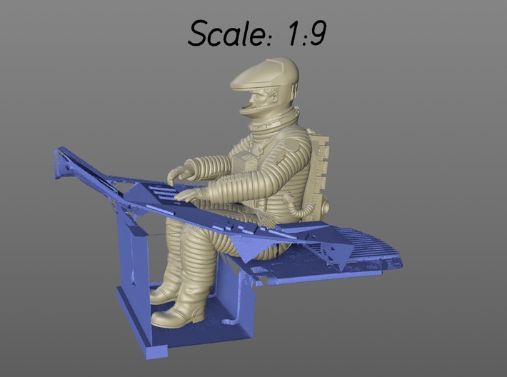 SF Astronauts, FIGURE-KIT / Moebius EVA Pod 3d printed 