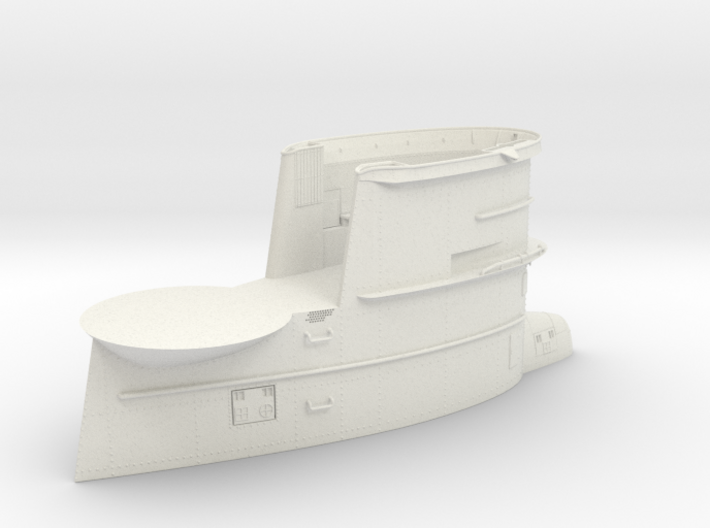 1/30 DKM U-Boot VII/C Conning Tower 3d printed